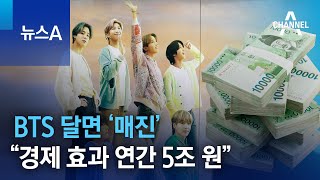 BTS 달면 ‘매진’…“경제 효과 연간 5조 원” | 뉴스A