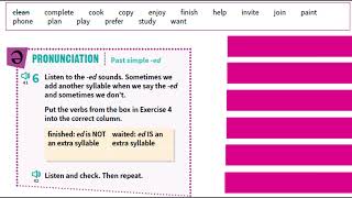 Prepare grade 7 students book audio page 37, track 41, 42, exercise 6