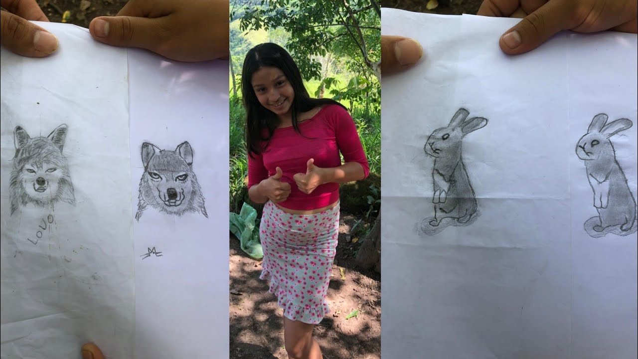 Intentó hacer dibujos realistas🥺🎨 @Mileydin_Martinez 