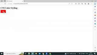 How to style html hyperlink |Styling Links & Buttons | Web Development Tutorials
