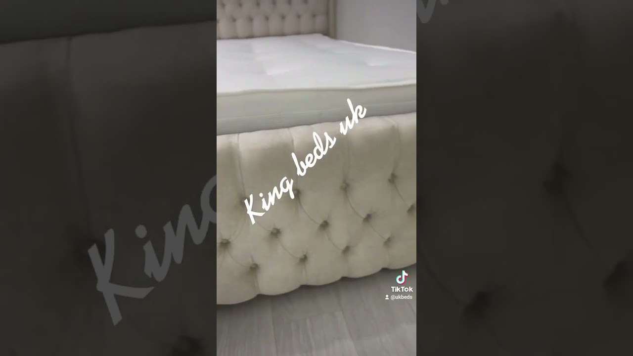 Royal Chesterfield design winged bed displayed on customer house 🏠