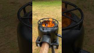 Wood stove with air blower 🪵🚀 #aswinpramodh #malayalam #woodstove #shorts