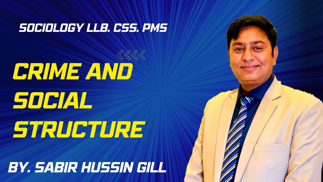 Crime and Social Structure LLB Part 2 Sociology