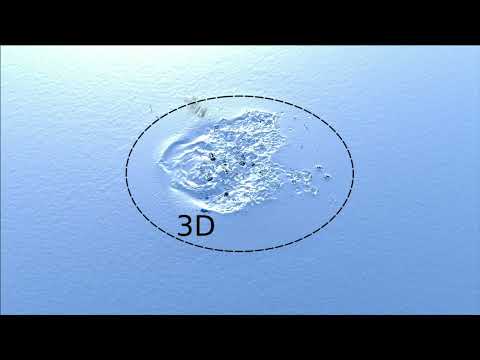 Fast-forward EG22 Coupling 3D Liquid Simulation with 2D Wave Propagation for Water Surface Animation