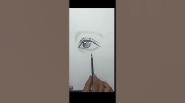 How to draw an eye with teardrop for Beginners - Easy Way To Draw A Realistic Eye