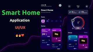 Smart Home Application | UI | Design | Part 1 screenshot 1