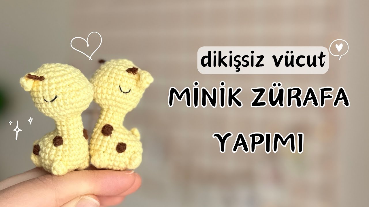 Amigurumi Zürafa Yapımı - Anahtarlık