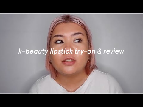 K-Beauty Lip Products Try-On + Review | Timoune