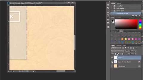 Adding Drop Shadows to Vellum in Photoshop