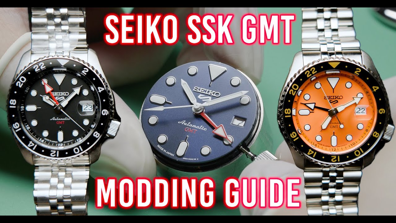 SEIKO SSK GMT MODDING - EVERYTHING YOU NEED TO KNOW - YouTube