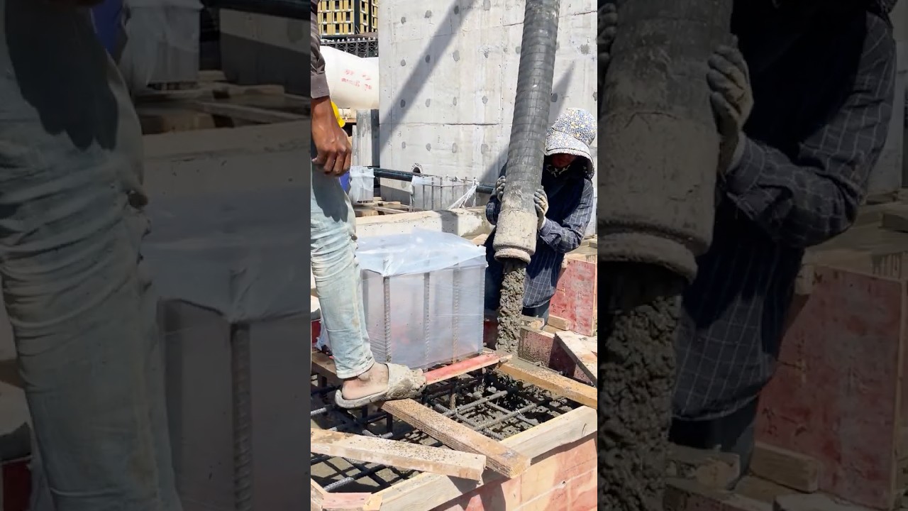 Column concrete casting 