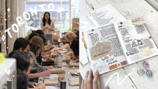 I Taught A Doodling & Journaling Workshop 🥹 | Wonder Pens, Toronto Vlog