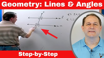 Parallel & Perpendicular Lines, Alternate Interior & Exterior Angles, Transversals