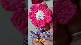 Wait Till You See This Beautiful Crochet Flower! 🌸✨ #crochet #diy #knitting