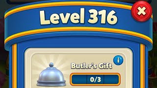 Royal Match Level 316, No Starter Boosters used