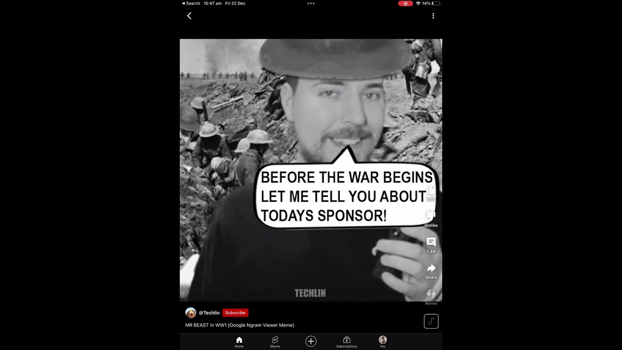 Mr Beast in WW2 (