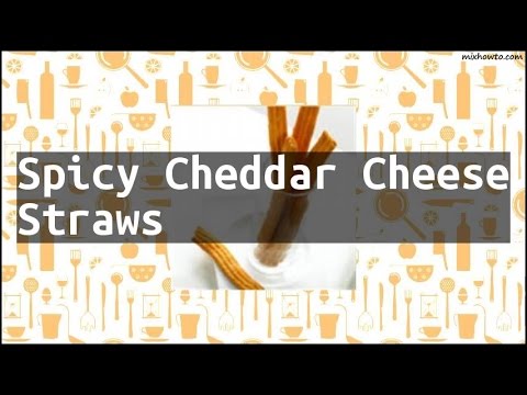 Recipe Spicy Cheddar Cheese Straws