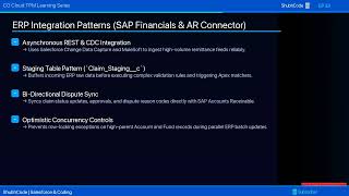 Salesforce CG Cloud TPM Claims & Settlement Engine Architecture Masterclass! 🚀💳 | Ep 33