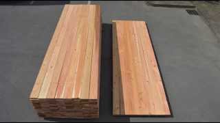 Unpacking Western Red Cedar Decking - 40 x 140mm
