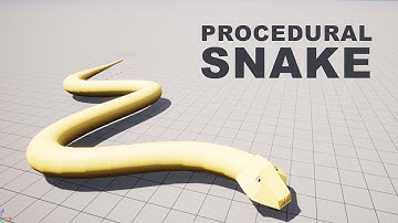 Unreal Engine 5 - Procedural Snake Body