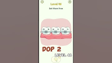 DOP 2 , Erase part & solve the puzzle/ LEVEL 46, set them free  #gaming #shorts #dop2