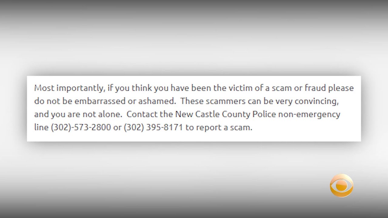 New Castle County Police Warning Residents Of Phone Scam In Which Caller Pretends To Be Officer