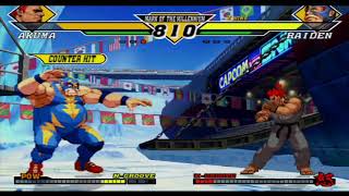 Capcom vs SNK 2: Mark Of The Millenium - 2nd Seed Faceoff - Raiden v Akuma screenshot 3