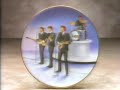 The Beatles on Ed Sullivan collector plate commercial (1992)