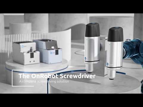 OnRobot Screwdriver offers fast, out-of-the-box setup and deployment with any leading robot