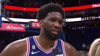 'Just another game for us' 😤 Joel Embiid on 'chippy' Nets-76ers matchup | NBA on ESPN