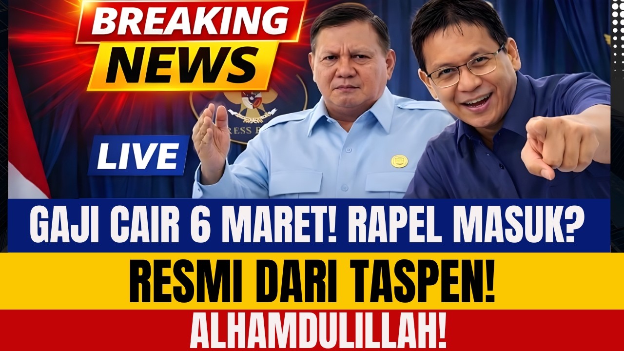 🔥 Gaji Pensiunan Cair 6 Maret 2026! Cek ATM Sekarang — Rapel & Kenaikan Resmi atau Cuma Isu?