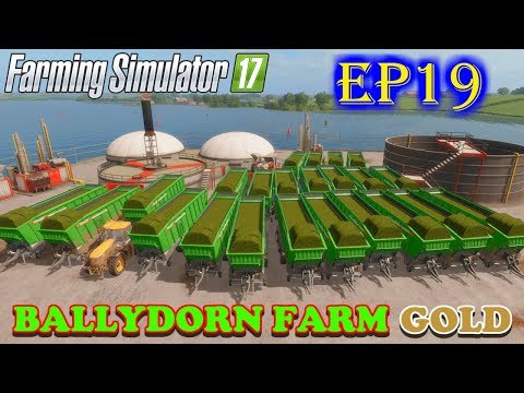 farming-simulator-17-|-ballydorn-farm-gold-|-timelapse-|-episode-19-|-collecting-loading-wagons