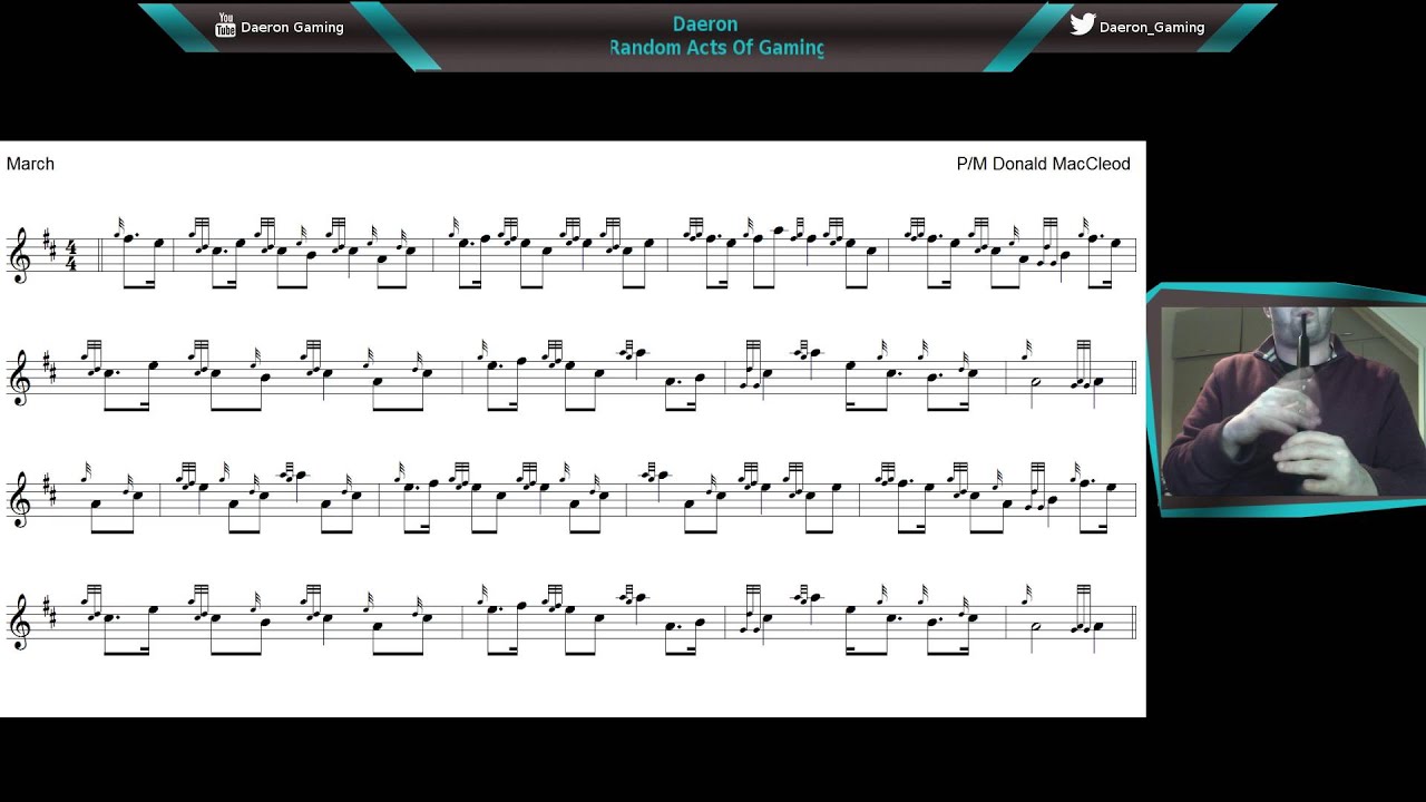 Flett From Flotta Practice Chanter + Music YouTube