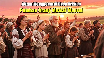 MUALAF MASSAL: Adzan Tiba-Tiba menggema di Desa Kristen, Puluhan Orang Desa Kristen Ini Jadi Muslim!