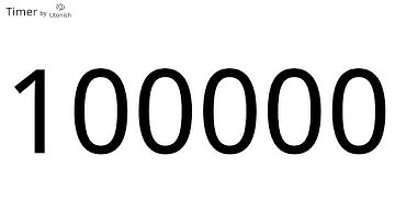 100000 Second Countdown Timer