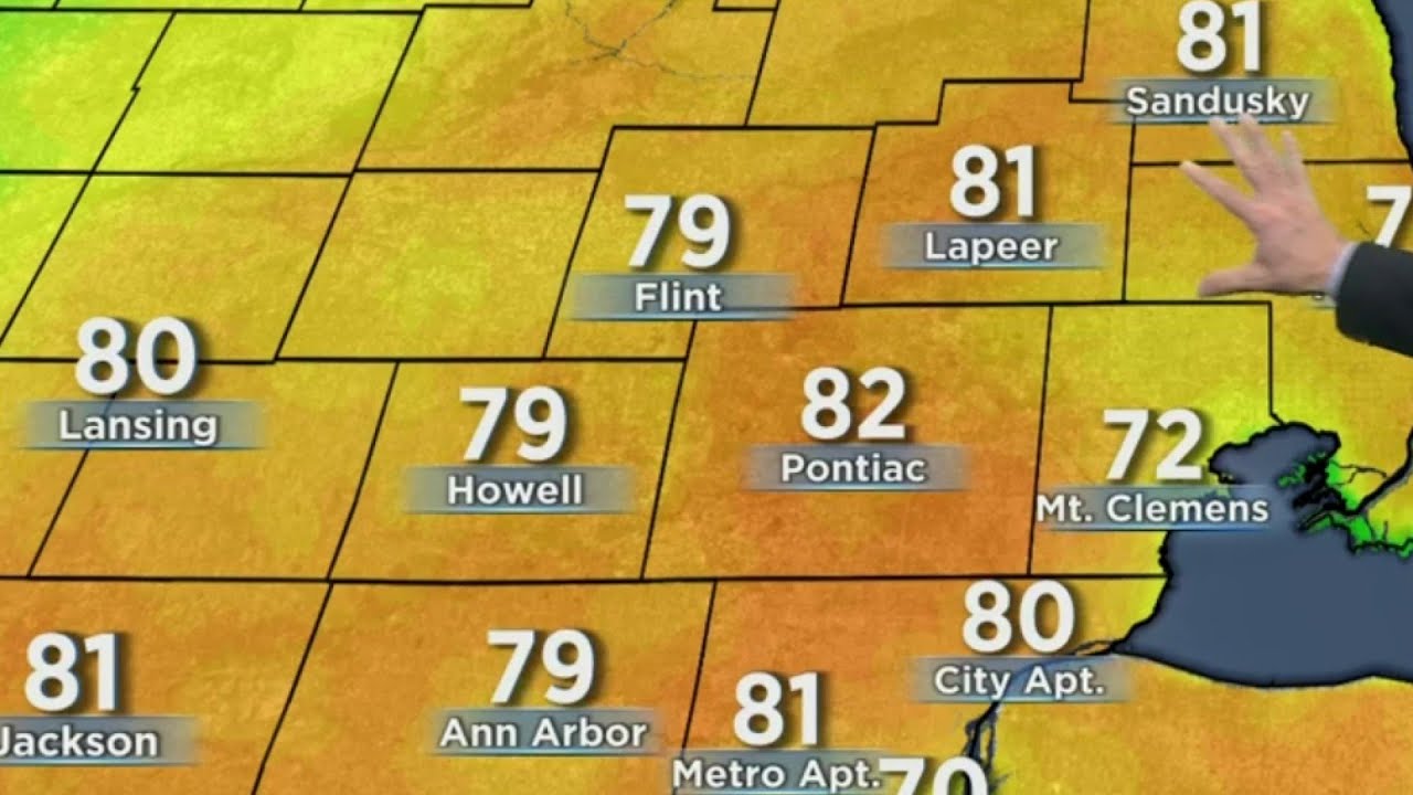 Metro Detroit weather forecast May 11, 2022 -- 6 p.m. Update