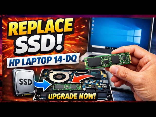 How to Replace SSD on an HP Laptop | Step-by-Step Guide - YouTube