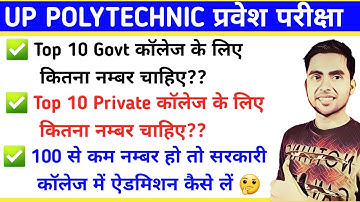 UP Polytechnic Cut Off Marks 2021 For Government College, JEECUP 2021 Cut Off List, Result 2021