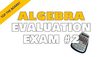 Algebra Evaluation Exam #2