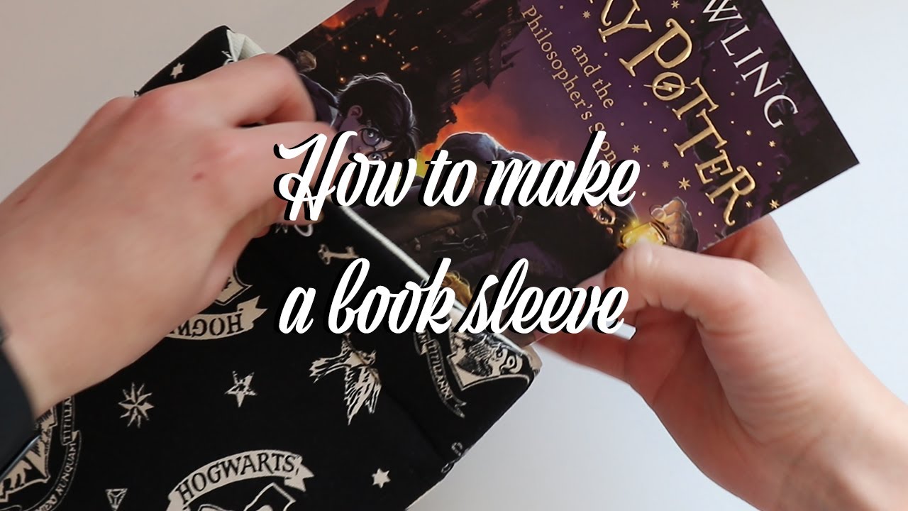 How to make a book sleeve YouTube