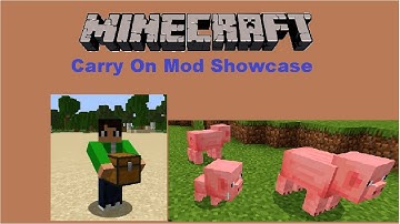 Carry On Mod | Minecraft Mod Showcase