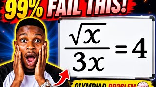 How to solve Olympiad radical equation