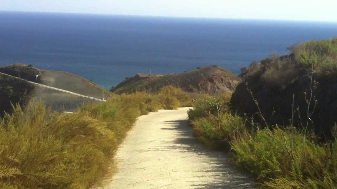 Journey from La Mamola, Costa Tropical, Granada 18750, Andalucia, Spain, up to Cortijo Pepe.