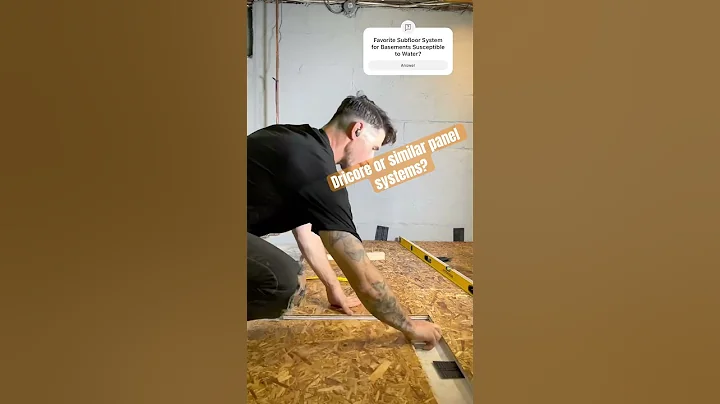 What is your favorite subfloor system for basements susceptible to moisture?