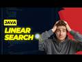 Linear Search in Java 🔍 | Easy Explanation + Code | Interview Question