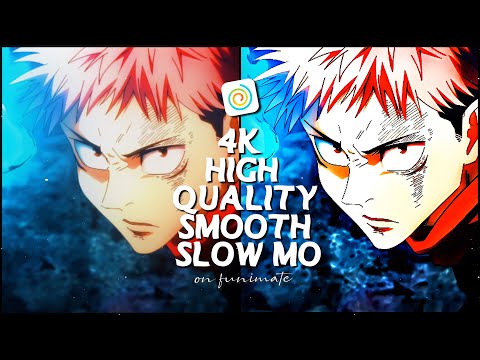 4K High Quality Anime Smooth Slow mo/Twixtor Tutorial on Funimate | Moonie달 |