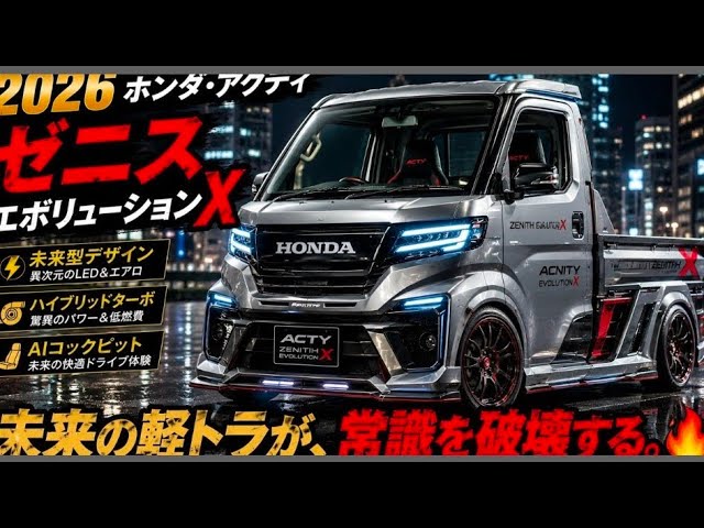 😱 Japan is finished The moment the 2026 Honda Acty Zenith
