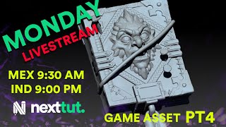 Monday livestream! Sculpting Game Assets part 4!