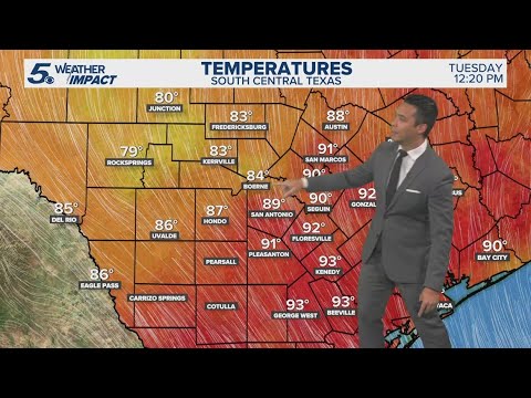 Temperatures heating up this week | KENS 5 Weather Impact Forecast ...