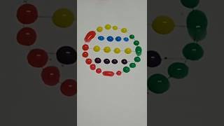 Colorful Drop Art Challenge 🌈 | Satisfying Coin Drop Design